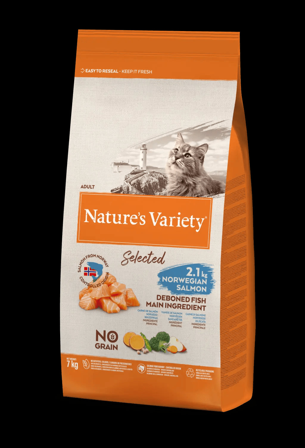 NVC NO GRAIN ADULT SALMON 7KG