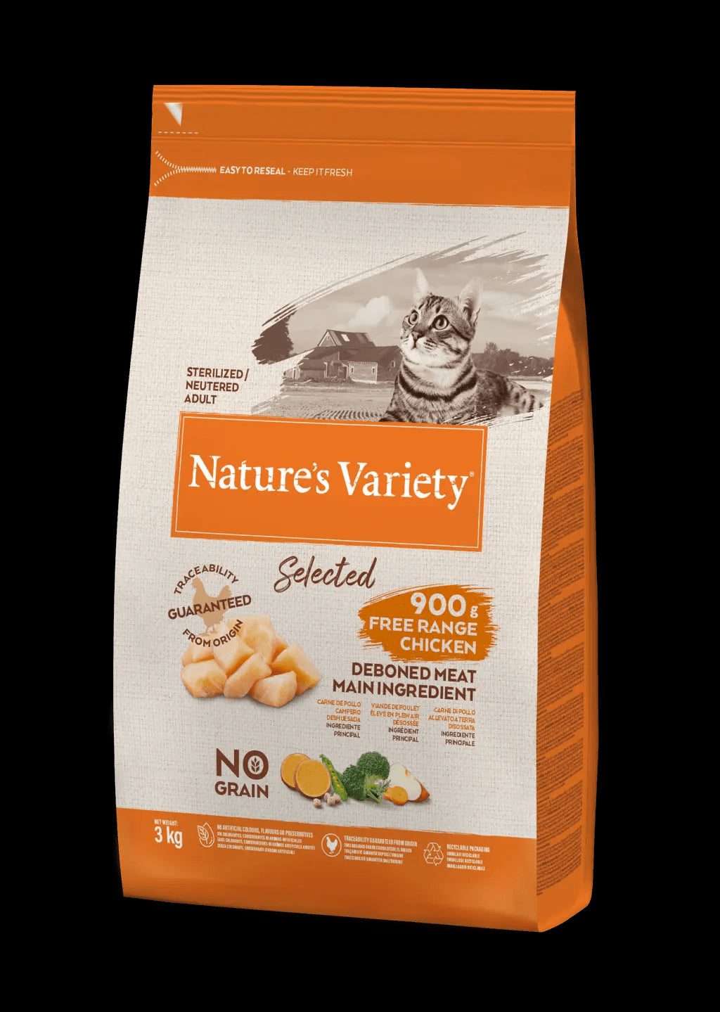 NVC NO GRAIN STERILIZED CHICKEN 3KG