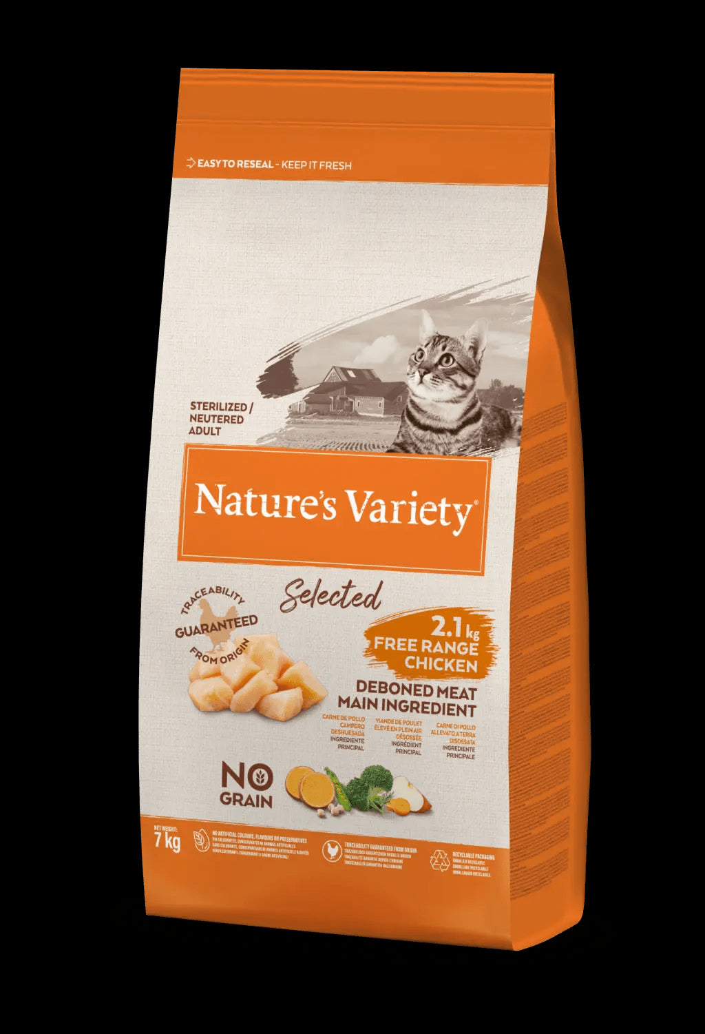 NVC NO GRAIN STERILIZED POLLO 7KG