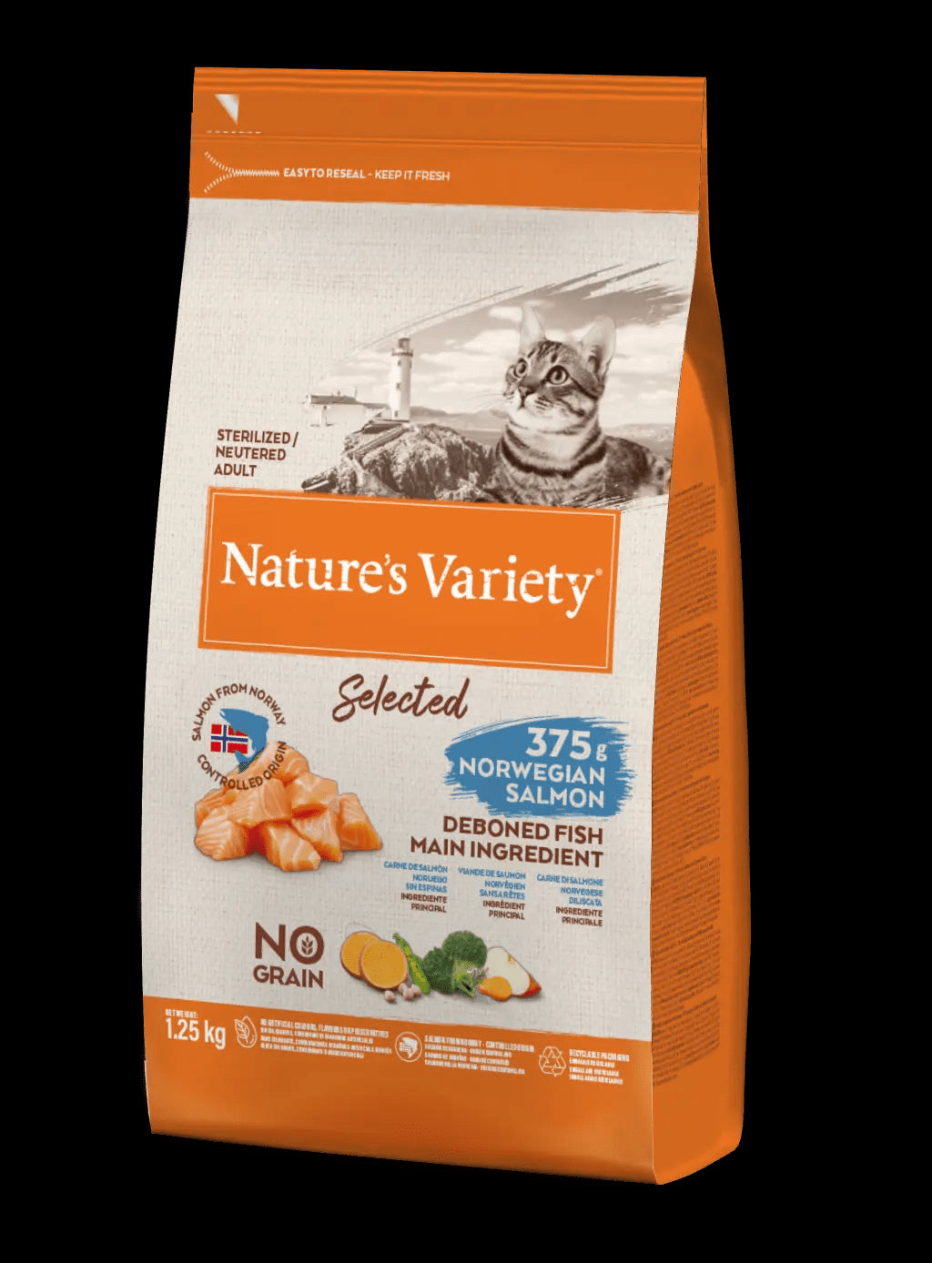 NVC NO GRAIN STERILIZED SALMON 1,25KG