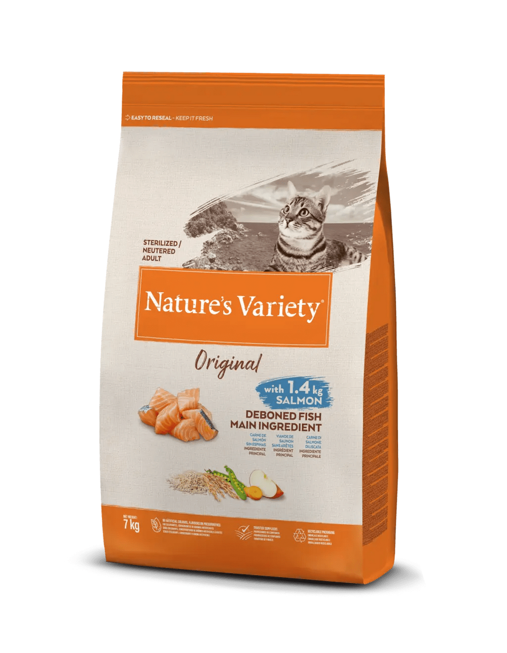 NVC ORIGINAL STERILIZED SALMON 7KG