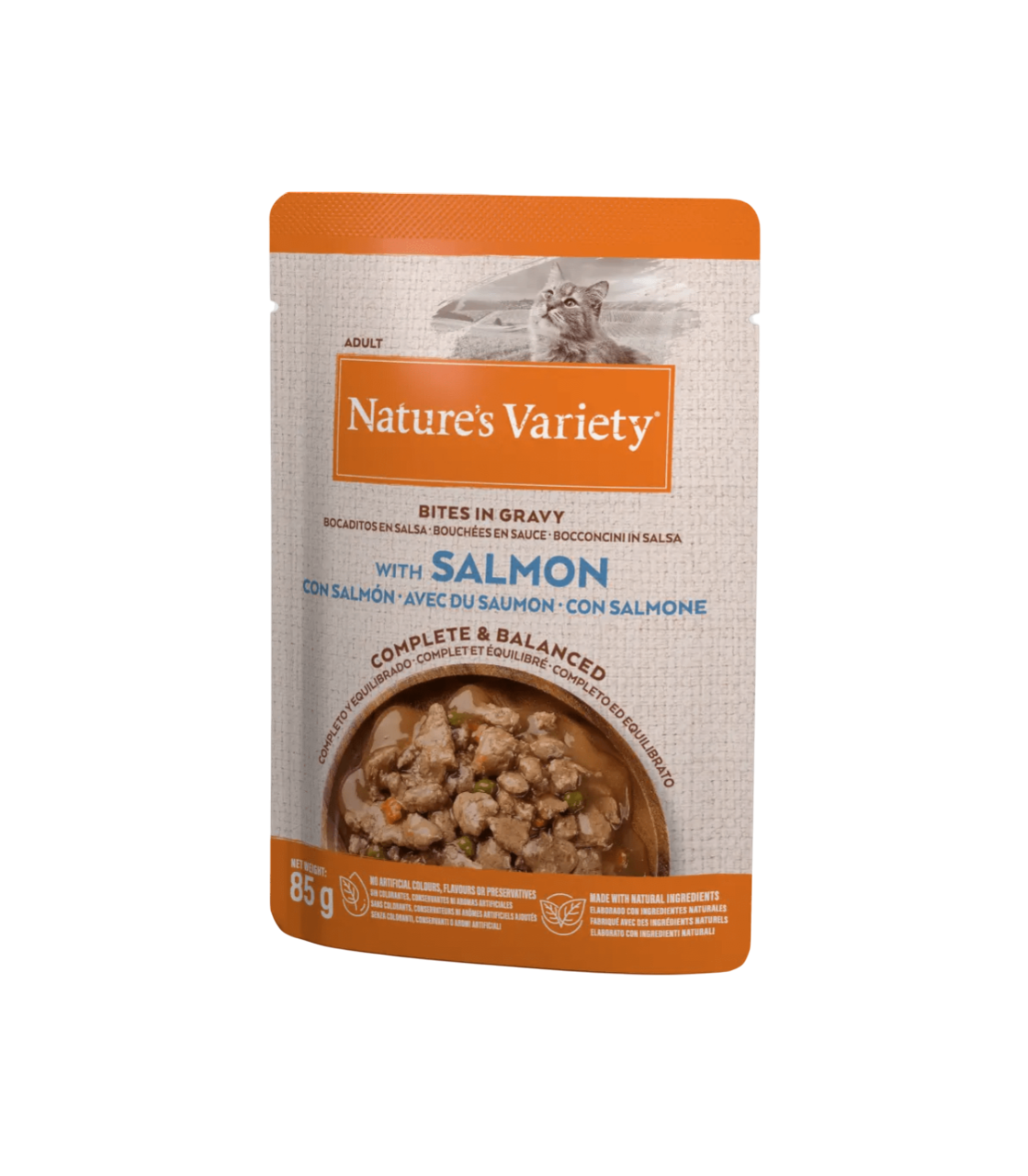 NVC WET BOCADITOS SALMON 85GR