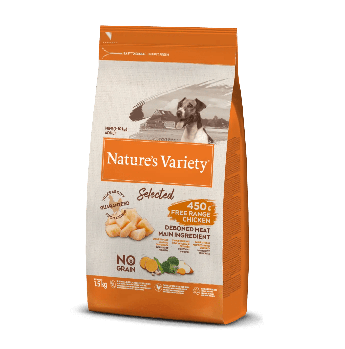 NVD NO GRAIN MINI ADULT POLLO 1,5KG