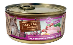 NW WDF CONEJO CON PATATAS MANZANA Y TOMILLO 170GR