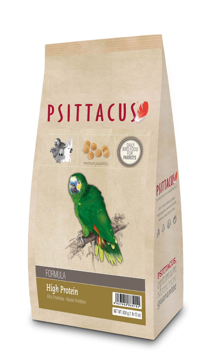 PSITTACUS PIENSO ALTA PROTEINA 800GR