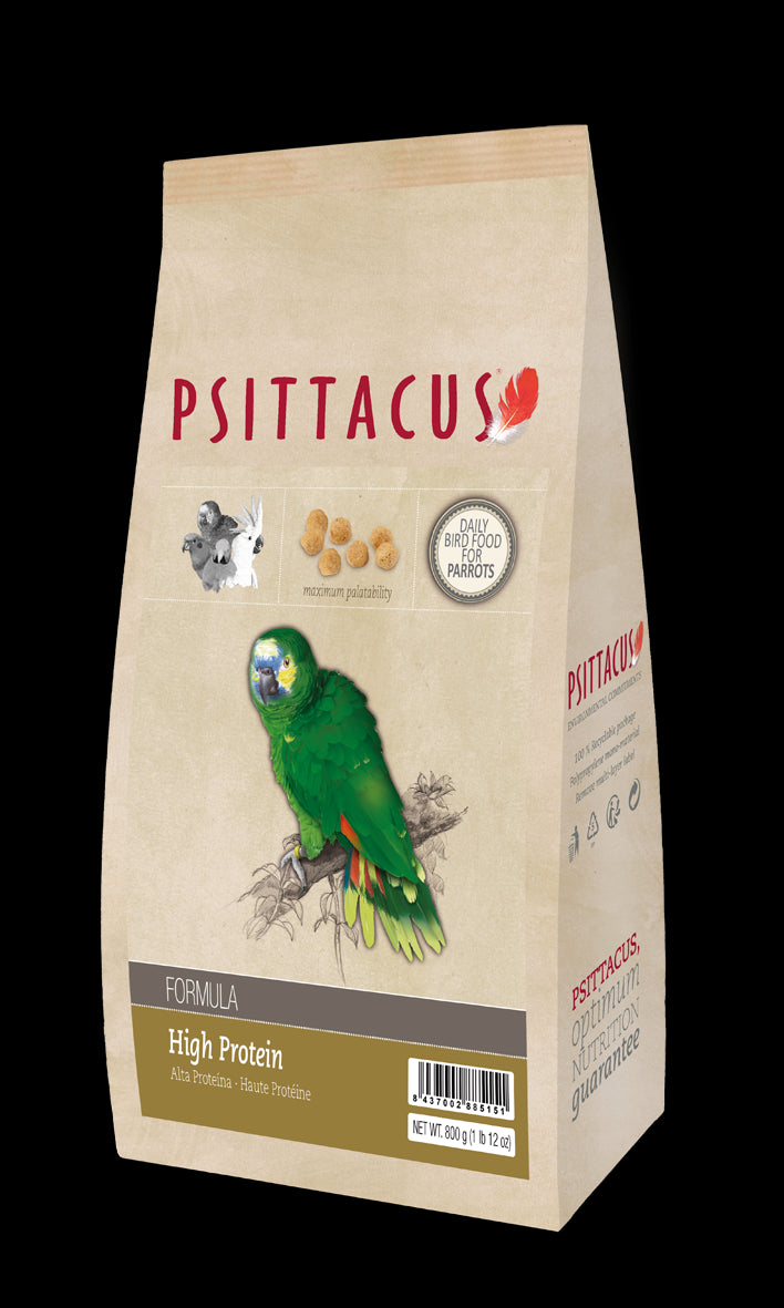 PSITTACUS PIENSO ALTA PROTEINA 800GR