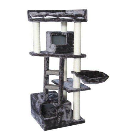 RASCADOR OLIMPO GRIS 55X55X138CM