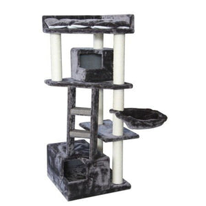 RASCADOR OLIMPO GRIS 55X55X138CM