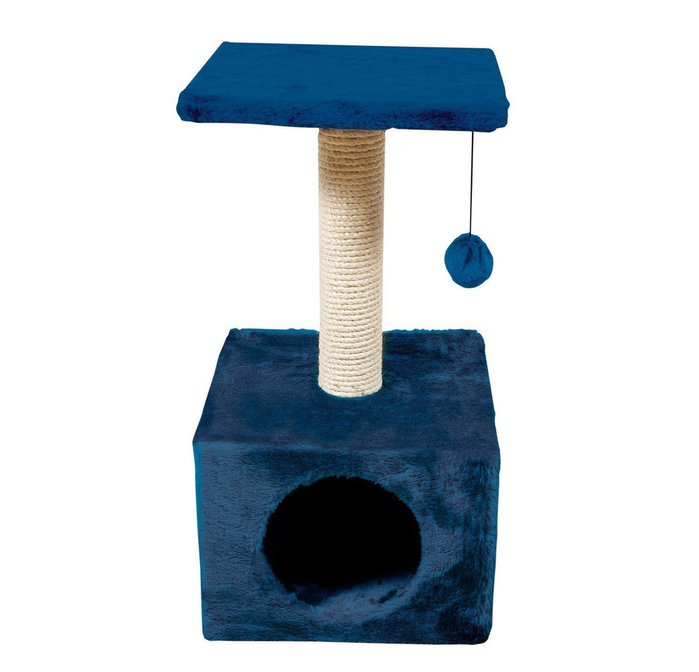 RASCADOR TOWN AZUL 30X30X60CM