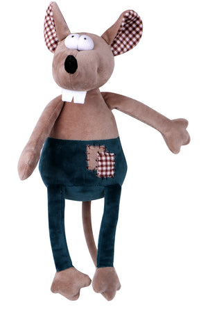 RATON DE PELUCHE CON SONIDO 30 CM