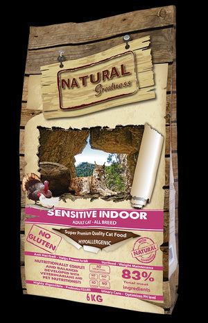 RECETA CAT SENSITIVE INDOOR NATURAL GREATNESS