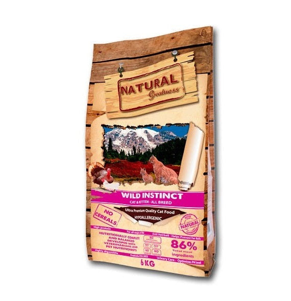 RECETA CAT WILD INSTINCT NATURAL GREATNESS MEDIUM LARGE
