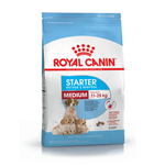Saco de pienso Royal Canin Medium Starter M&B para perras y cachorros medianos