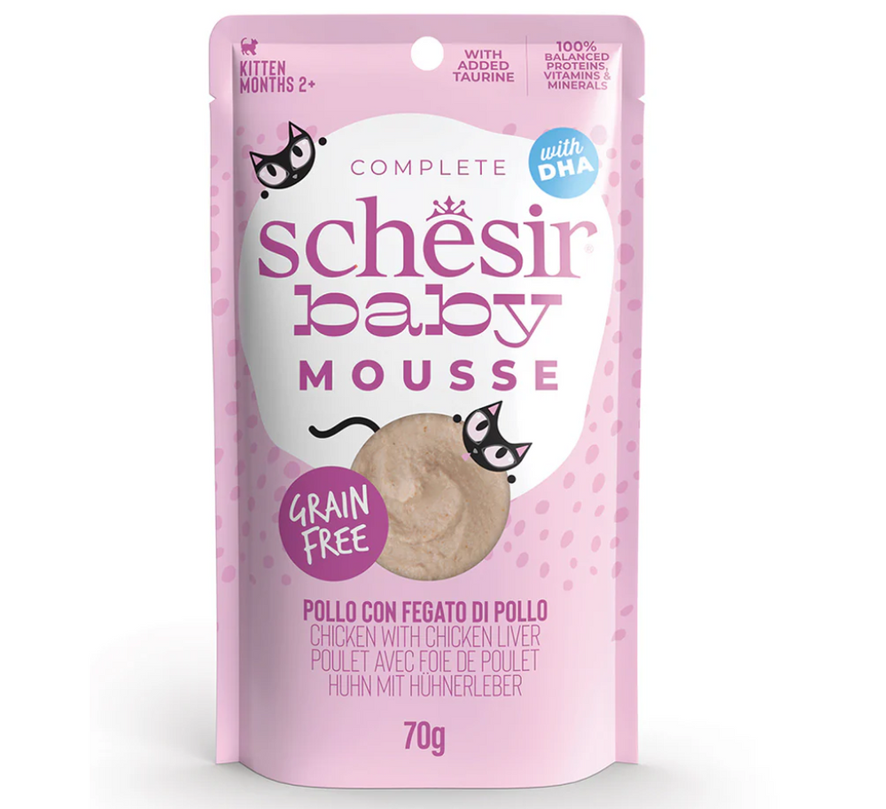 SCHESIR CAT BABY MOUSSE 70GR
