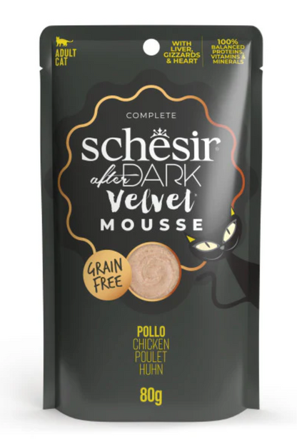 SCHESIR CAT DARK MOUSSE 80GR