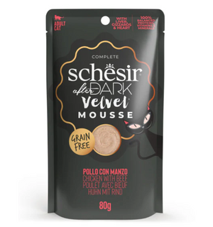 SCHESIR CAT DARK MOUSSE 80GR