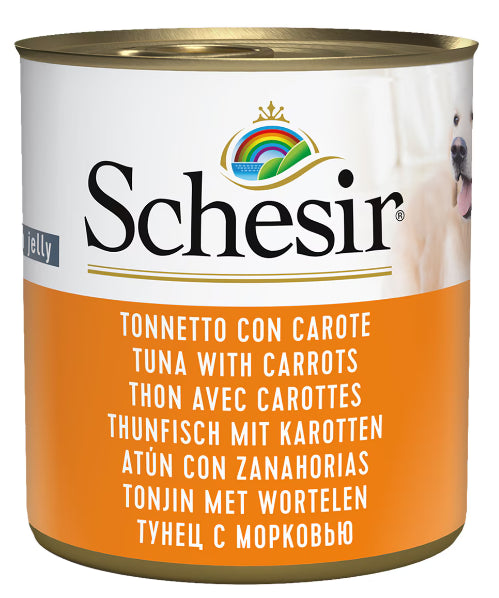 SCHESIR LATA PERRO ATUN CON ZANAHORIAS 285GR