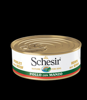 SCHESIR PERRO FILETES POLLO/BUEY 150GR