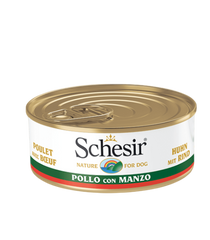 SCHESIR PERRO FILETES POLLO/BUEY 150GR