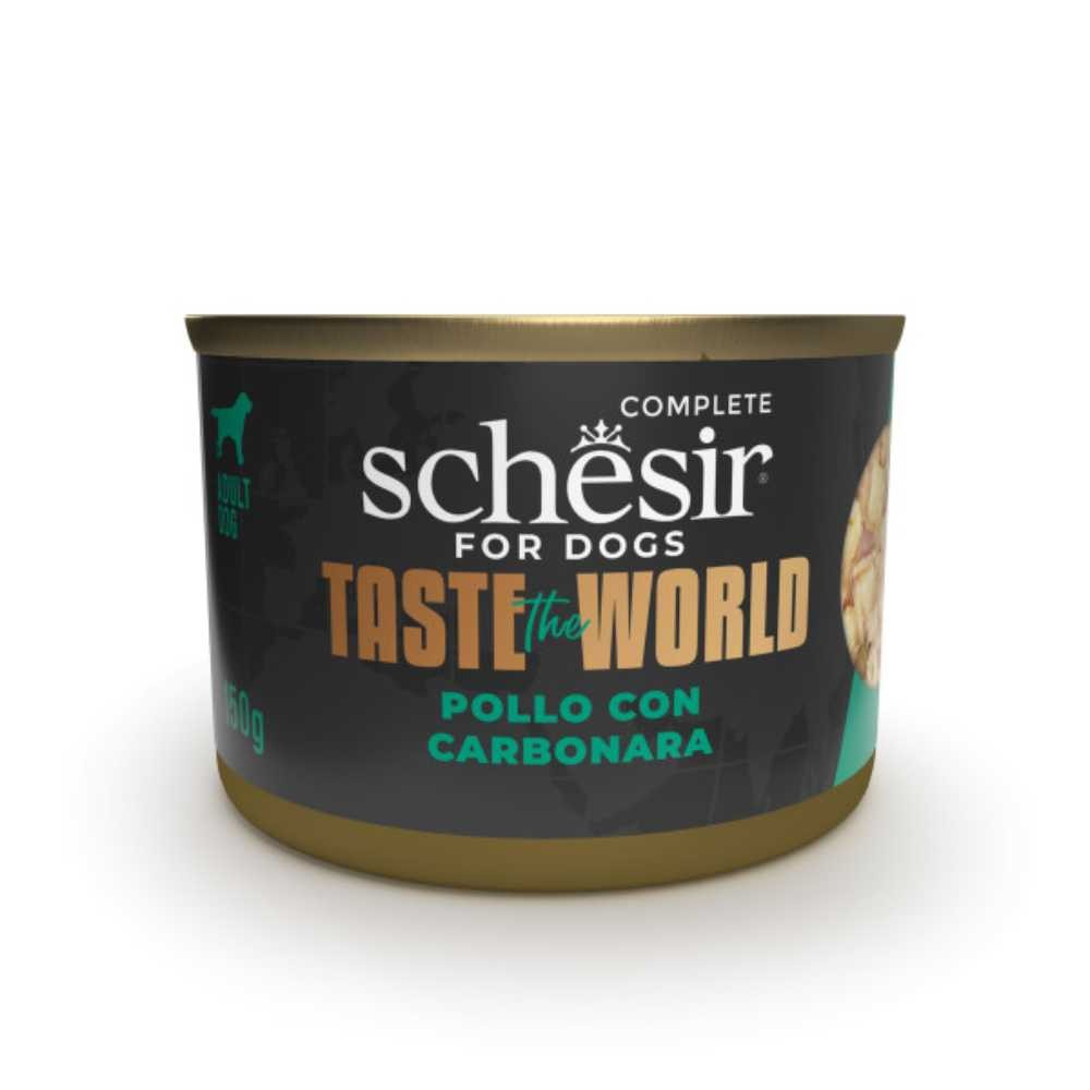 SCHESIR PERRO TASTE POLLO CON CARBONARA 150GR