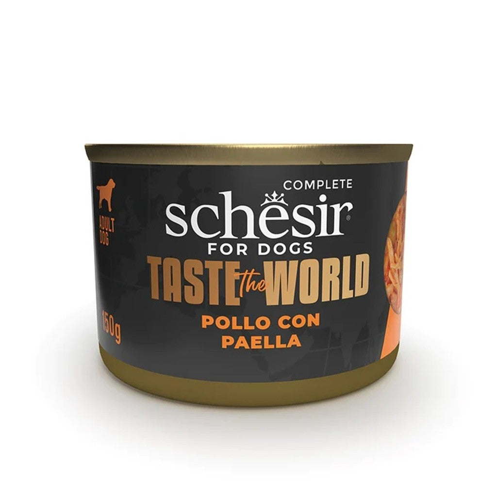 SCHESIR PERRO TASTE POLLO CON PAELLA 150GR