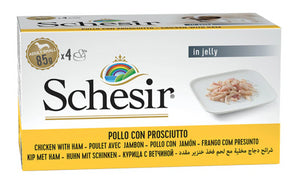 SCHESIR POLLO Y JAMON GELATINA 4X85GR