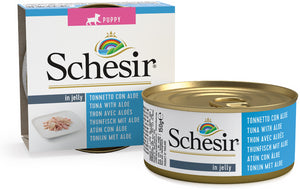SCHESIR PUPPY ATUN CON ALOE 150GR
