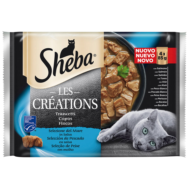 SHEBA CRAFT COLLECTION PESCADO 4X85GR
