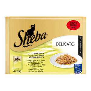 SHEBA DELICATO SELEC MIX GELAT.4X85GR