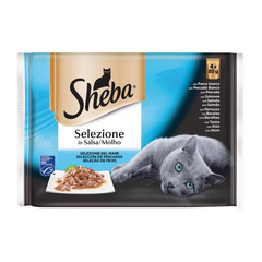 SHEBA MTP 4X85GR PESCADO EN SALSA