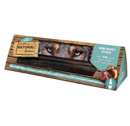 SNACK CARNE FRESCA PAVO GLUCOSAMINA CONDROITINA Y MSM 35GR