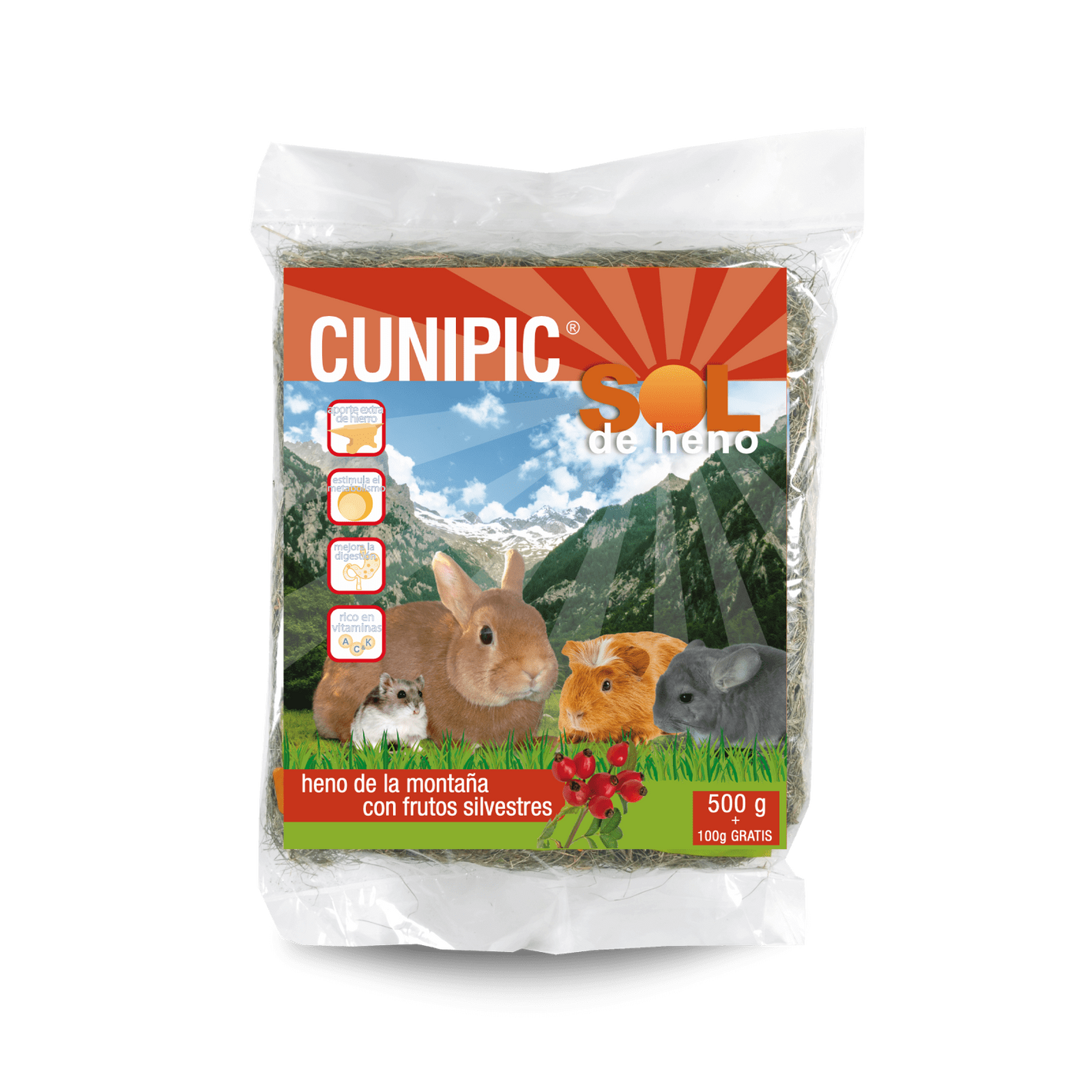 SOL DE HENO FRUTOS SILVESTRES 500GR