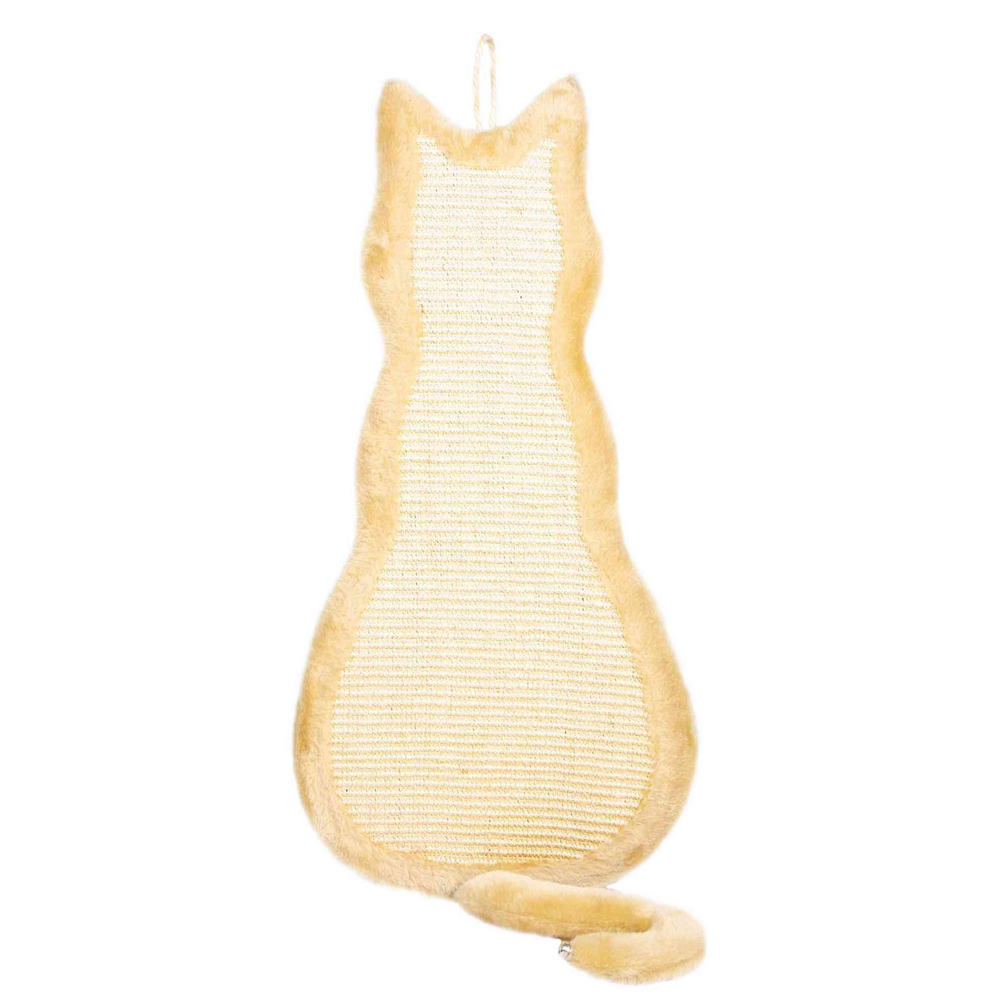TABLA RASCADORA GATO, 35X69 CM, BEIGE