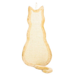 TABLA RASCADORA GATO, 35X69 CM, BEIGE