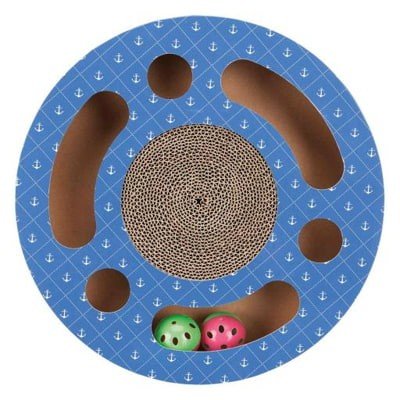 TAMBOR RASCADOR CON JUGUETES 33CM