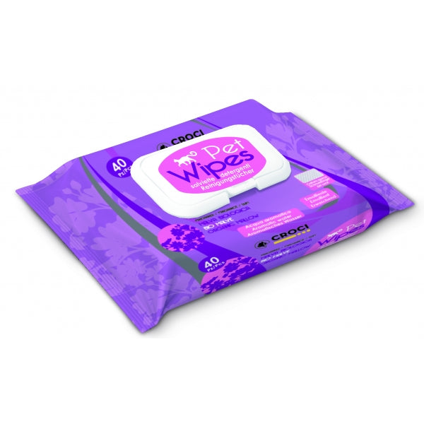 TOALLITAS DE GATO ORGANIC MAUVE 40 UNID