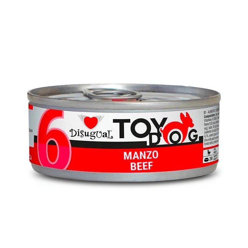 TOY DOG WET TERNERA 85GR