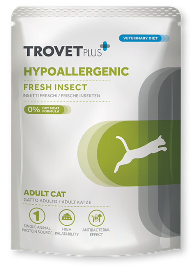 TP POUCH CAT HYPOALLERGENIC INSECT 85 GR.
