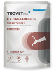 TP POUCH CAT HYPOALLERGENIC TURKEY 85 GR.