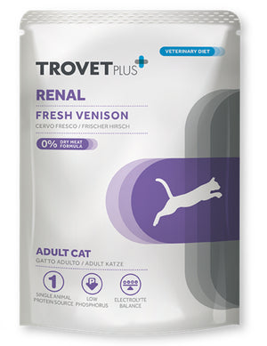 TP POUCH CAT RENAL VENISON 85 GR.