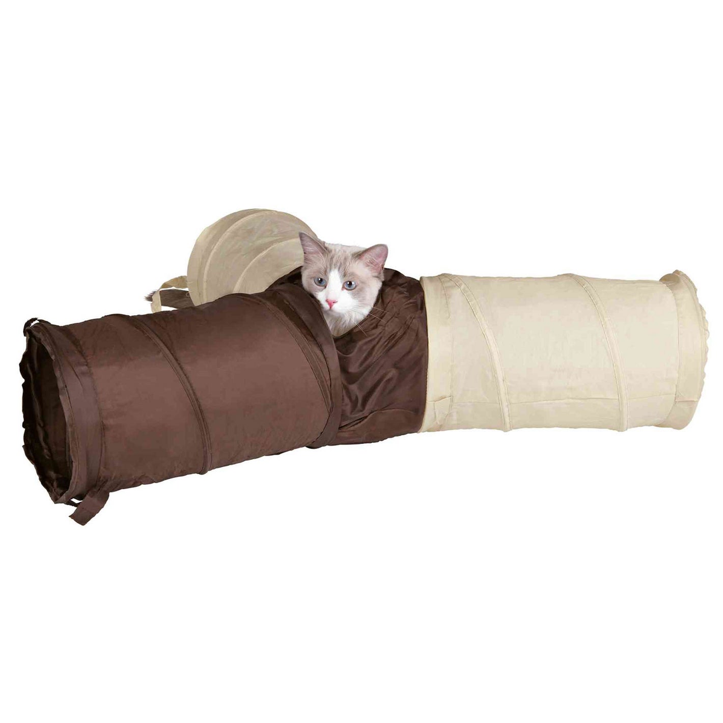 TUNEL JUEGO GATOS NYLON 3X22X50CM