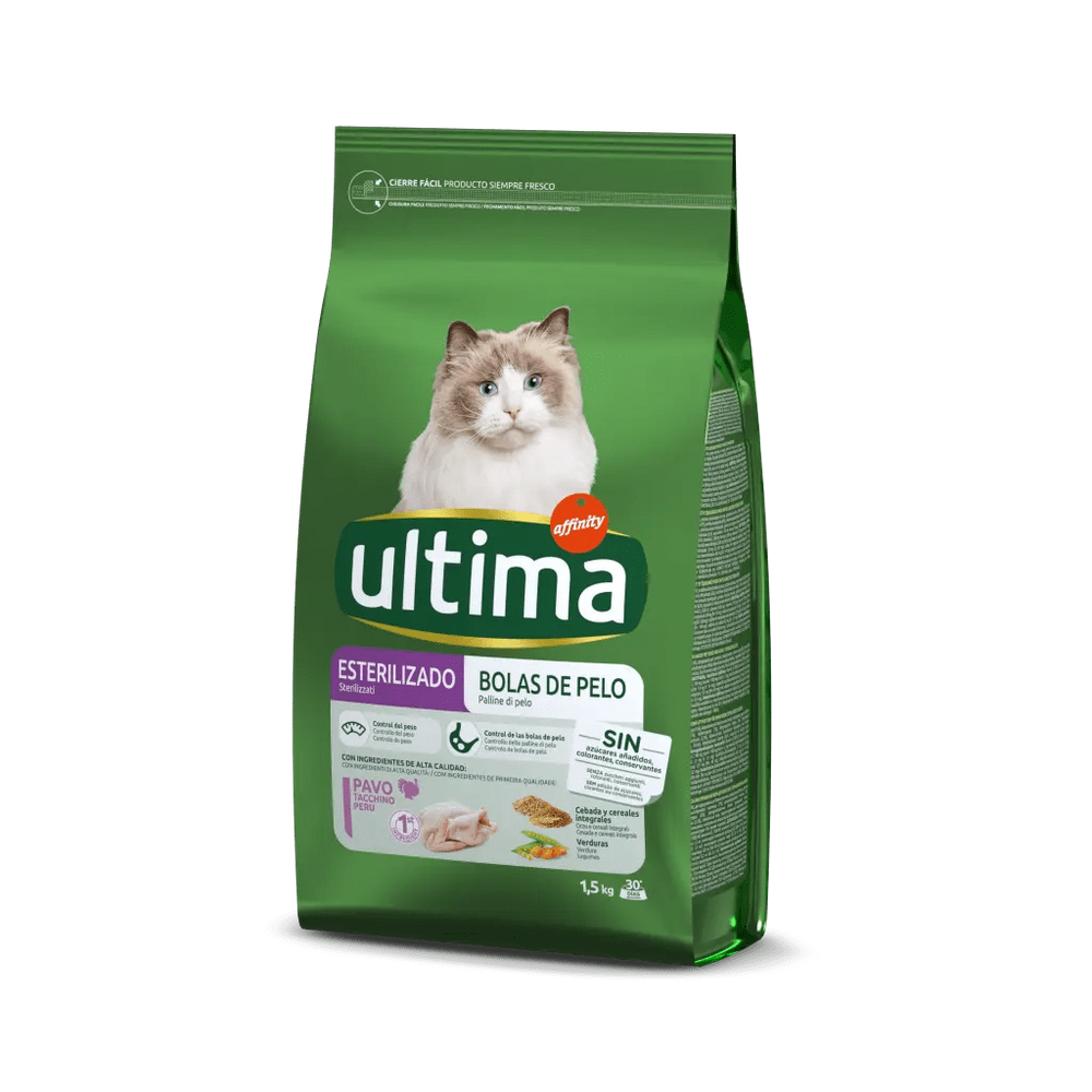ULTIMA CAT STERILIZED HAIRBALL 1.5KG