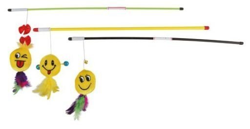 VARITA DE JUEGO CON SMILEY 50 CM