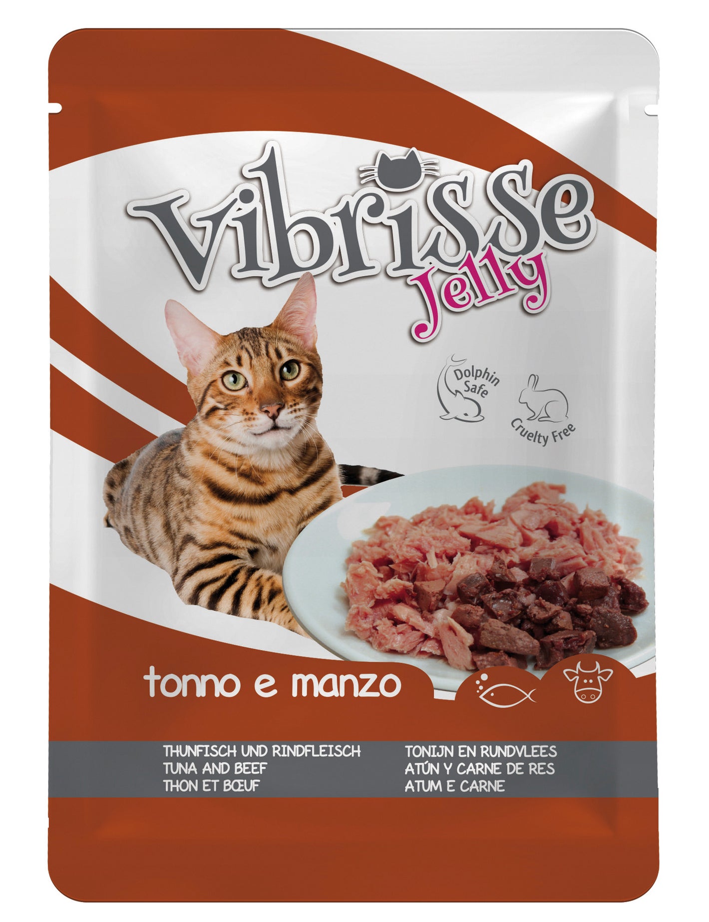 VIBRISSE CAT ATUN Y TERNERA EN GELATINA 70GR