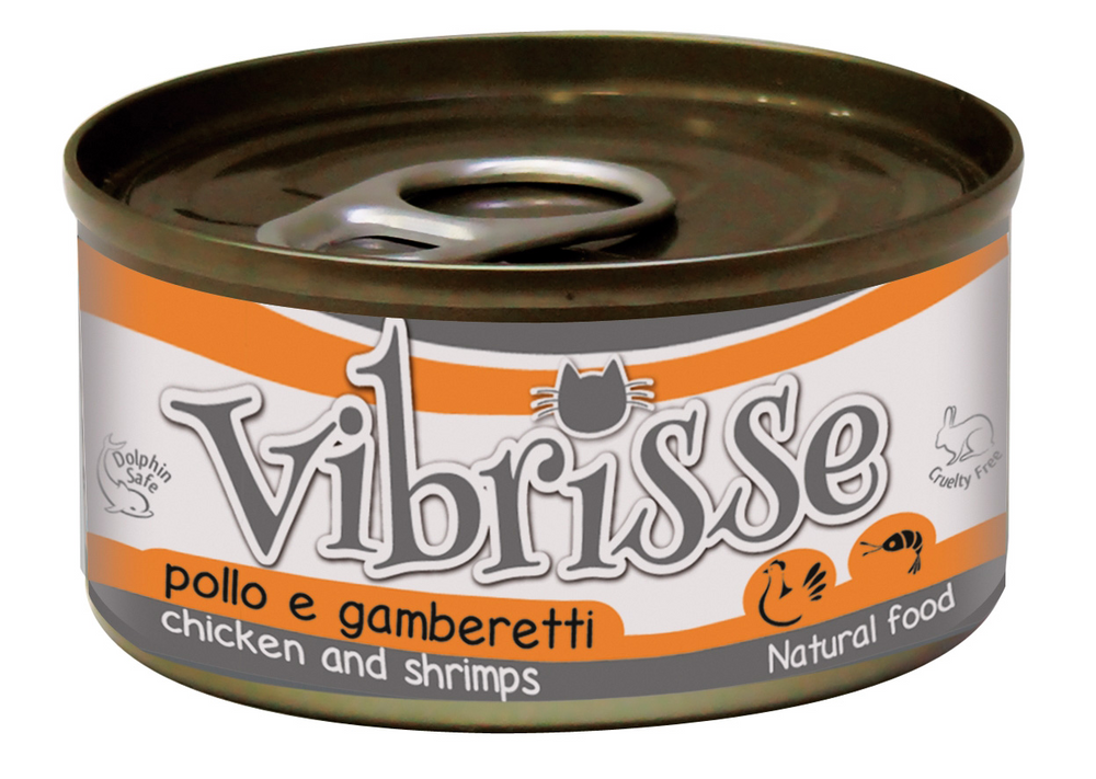 VIBRISSE CAT POLLO Y GAMBAS 70GR