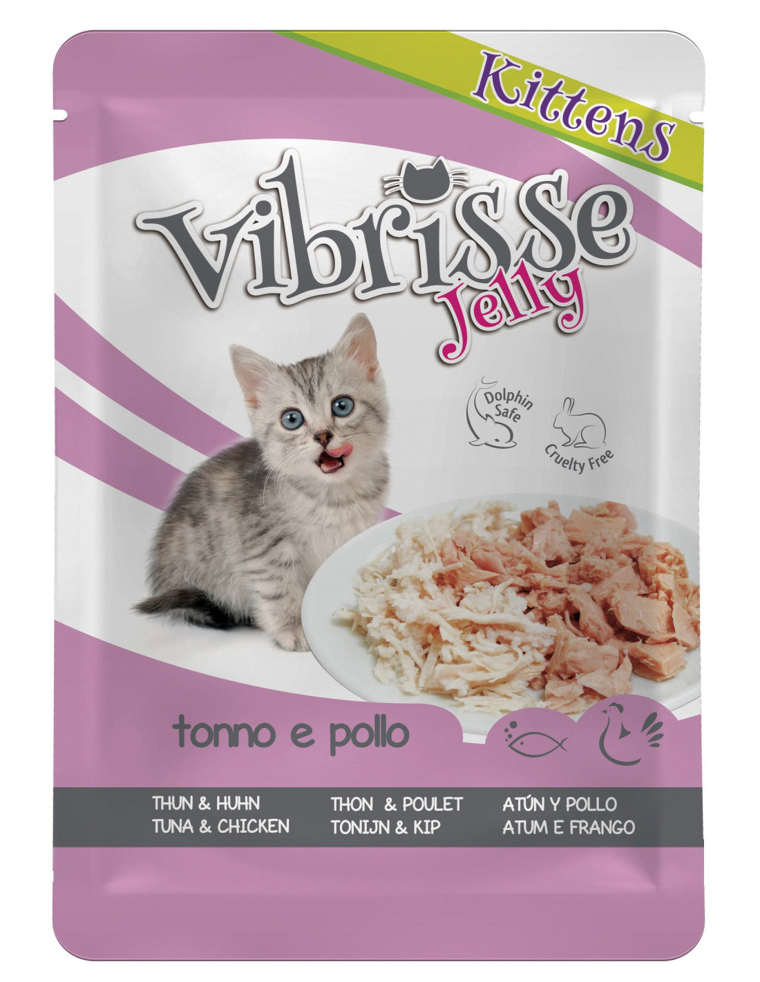 VIBRISSE KITTEN 70GR ATUN/POLLO GELAT.
