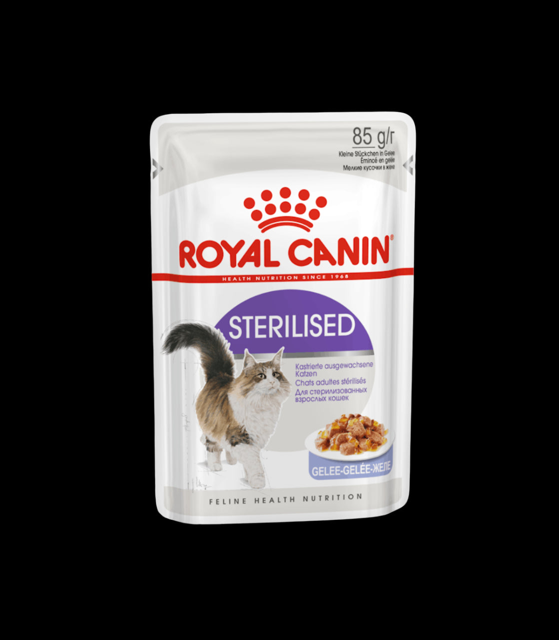 WET STERILISED EN GELATINA 85GR