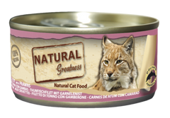 WFC NATURAL GREATNESS FILETE DE ATUN Y GAMBAS 70GR