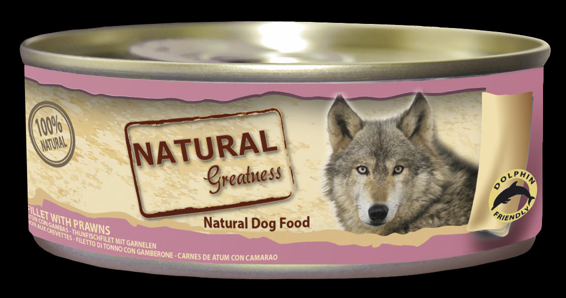 WFD NATURAL GREATNESS FILETE DE ATUN/GAMBAS 156GR