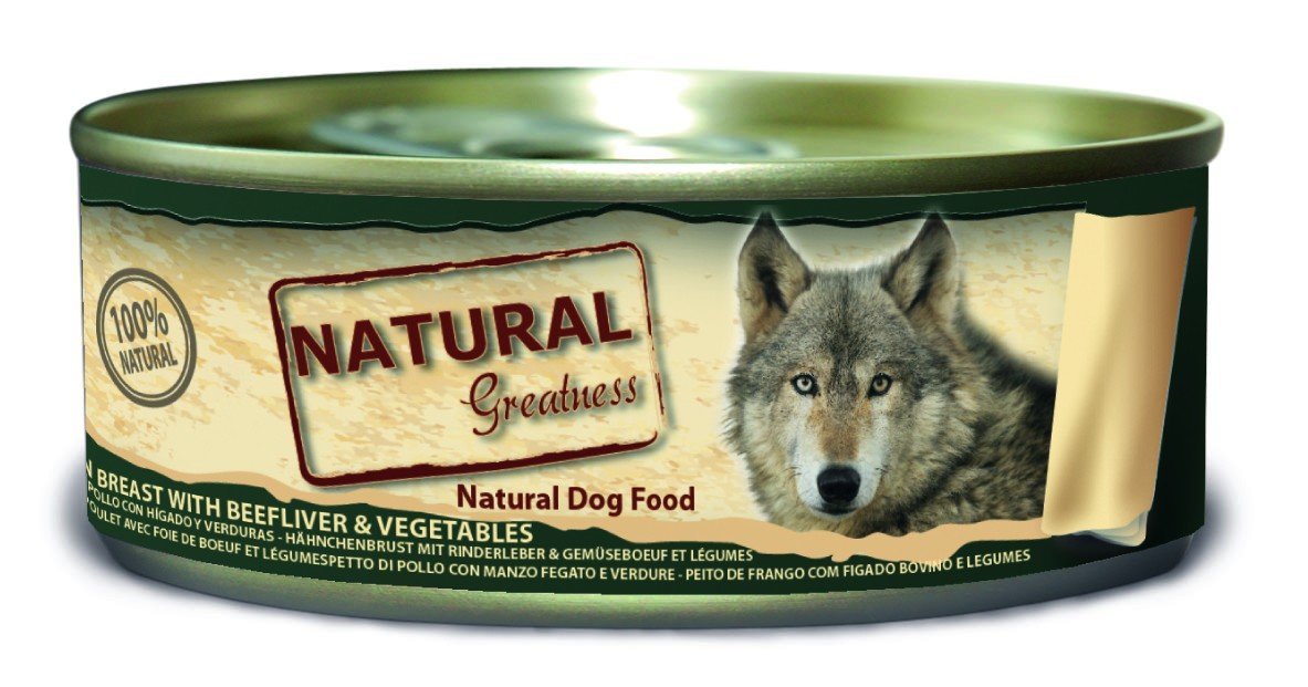 WFD NATURAL GREATNESS POLLO/HIGADO/VERDURAS 156GR